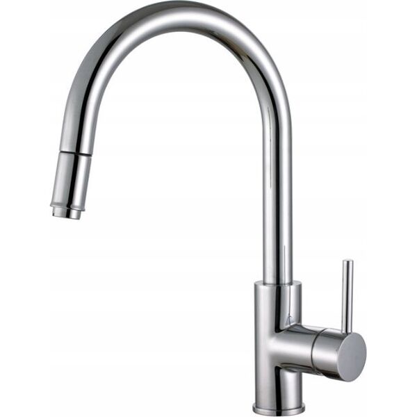 Bateria kuchenna Sourcing Kitchen faucet with pull-out hose Alveus Delos chrome