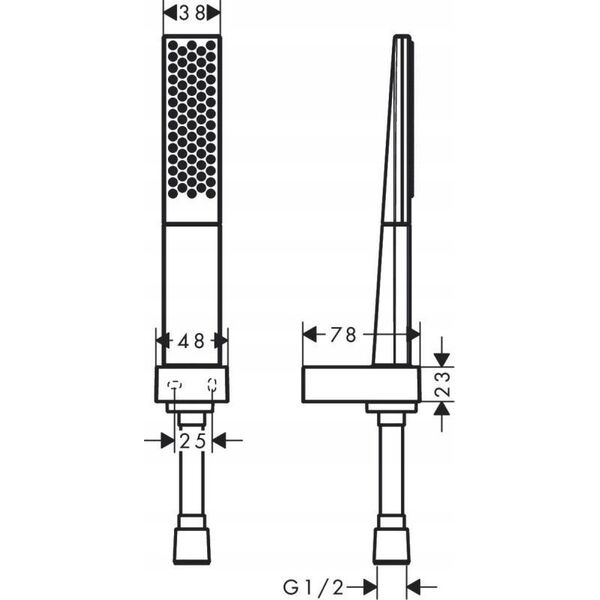 Zestaw prysznicowy Hansgrohe Shower head set Hansgrohe Rainfinity 26856000