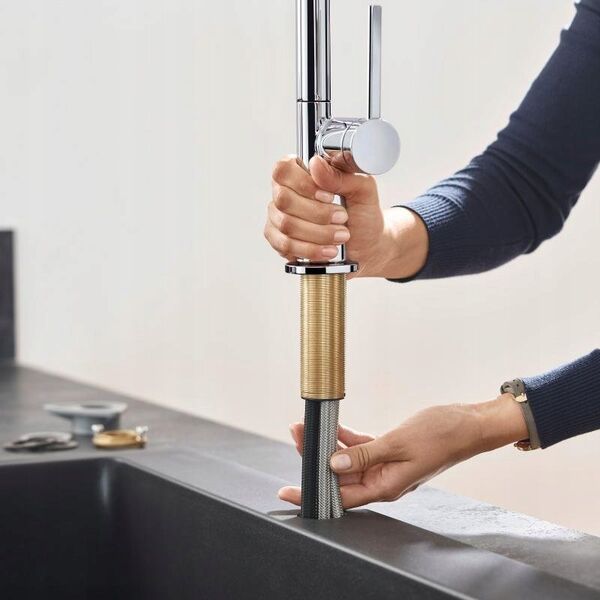 Bateria kuchenna Hansgrohe Kitchen faucet with pull-out hose Hansgrohe Talis M54 72801000