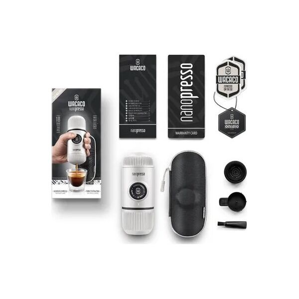 Kawiarka Wacaco Manual ground coffee machine with case WACACO NANOPRESSO CHILL WHITE