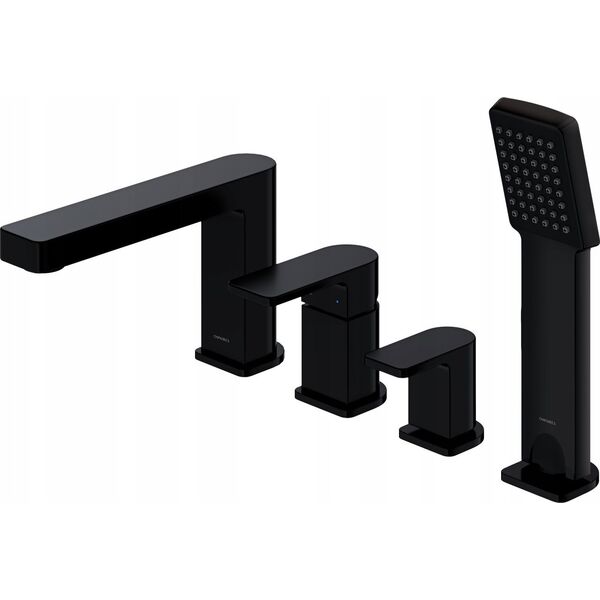 Bateria prysznicowa Sourcing Bathroom faucet with hand shower Omnires Baretti BA7832BL