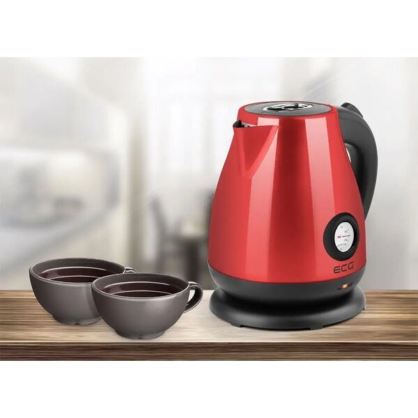 Czajnik ECG Kettle ECG RK 1705 Metallico Rosso