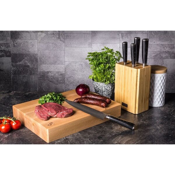 Sourcing Knife set G21 Damascus Premium 6002299 5 pcs. + sharpener