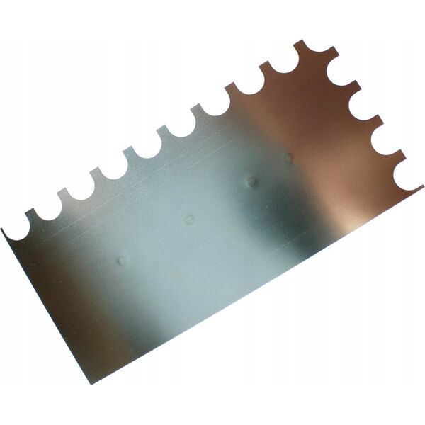 Kubala Stainless steel blade with semicircular notch 130X270 MM