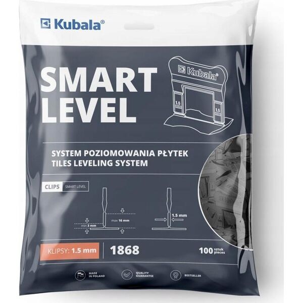 Kubala TILE ATTRACTOR 1.5mm KUBALA 100 pcs