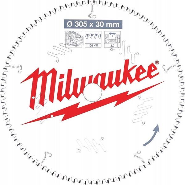 Milwaukee MILWAUKEE CIRCULAR SAW 305x30x3.0x100 with CSB