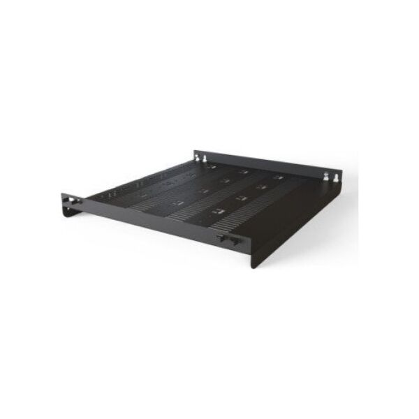 SCHROFF Półka SCHROFF Varistar 19'', stacjonarna, 75 kg, RAL 7021, 600W 600D