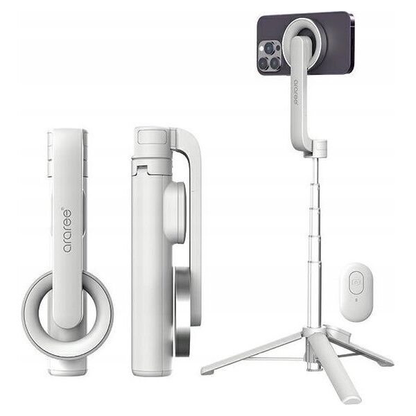Selfie stick Sourcing Araree Selfie Stick Bluetooth Magfie Pod white/white MagSafe Tripod AR60-01727B