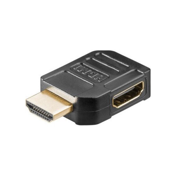 Adapter AV Goobay Adapter HDMI kątowy 90, pozłacany (8K@60HZ)