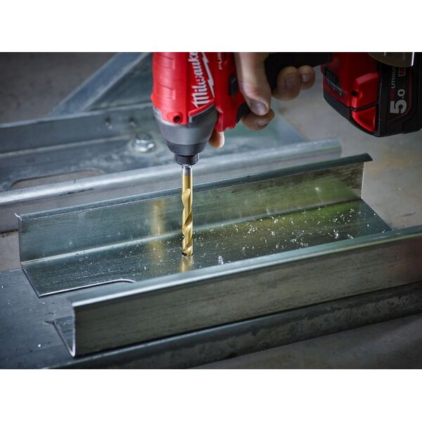 Wiertło Milwaukee MILWAUKEE METAL DRILL HSS-G TIN 4.5mm HEX (10 pcs.)