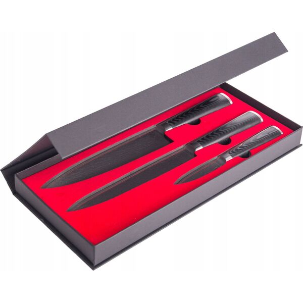 G21 Knife set G21 Damascus Premium 6002298 3 pcs. + sharpener