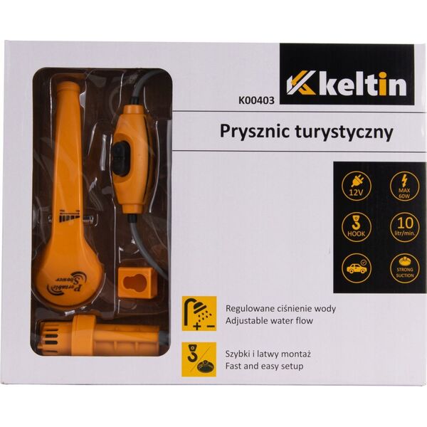 KELTIN Prysznic turystyczny 12V (10)