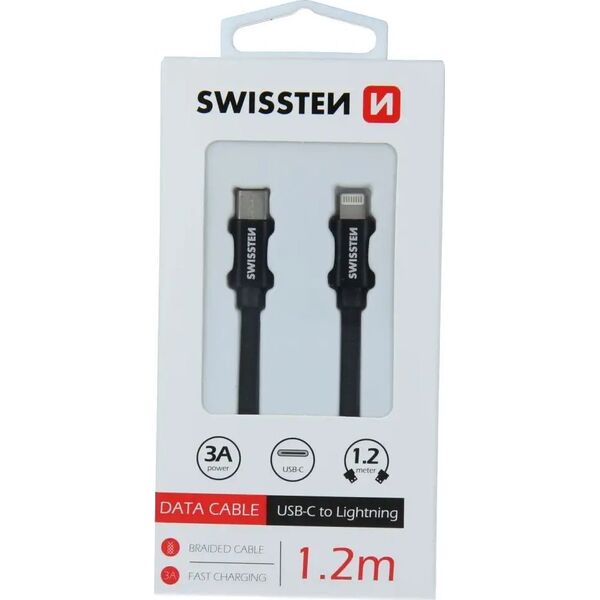 Kabel USB Sourcing USB-C - Lightning 1.2 m Srebrny (SW-QU-LIGHUSBC-1.2M-S)