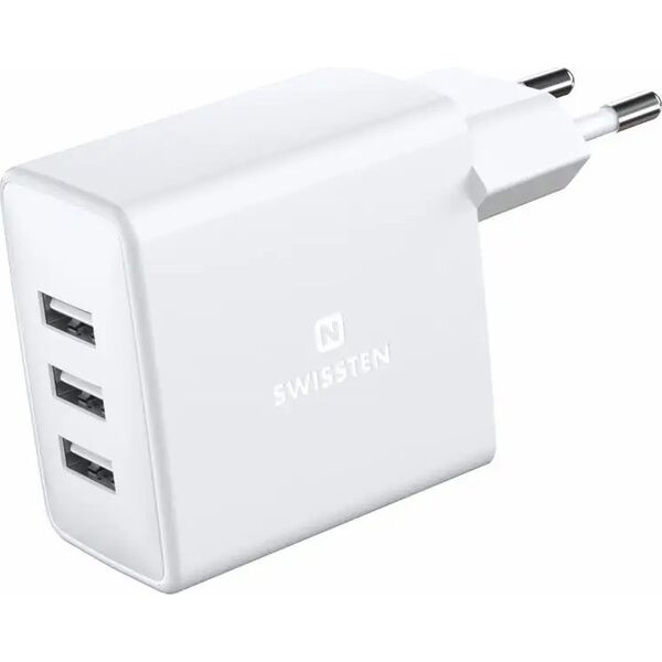 Ładowarka Sourcing Swissten Smart IC Network Charger 3x USB 3A 15W