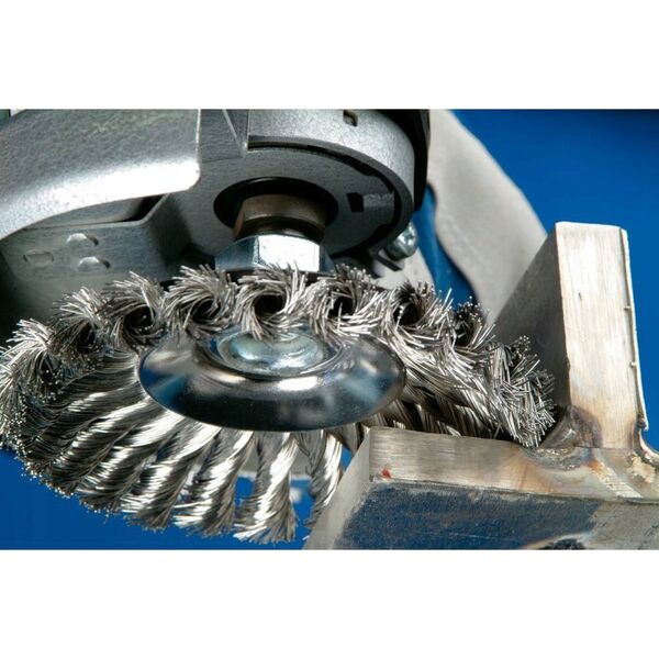 Sourcing Metal brush 100x13mm PFERD KBG ST 0.5 M14