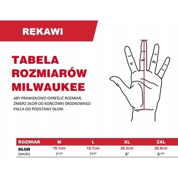 Milwaukee Working gloves (winter) Milwaukee (L/9 size) 72 pairs level 1A