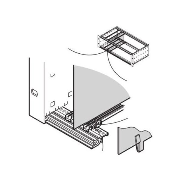 SCHROFF SCHROFF EuropacPRO Płyta dystrybucyjna, 6 HU, 220 mm