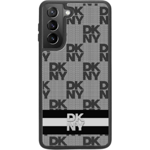 DKNY DKNY DKHCS24LPCPTSSK S24 Ultra S928 czarny/black hardcase Leather Checkered Mono Pattern & Printed Stripes