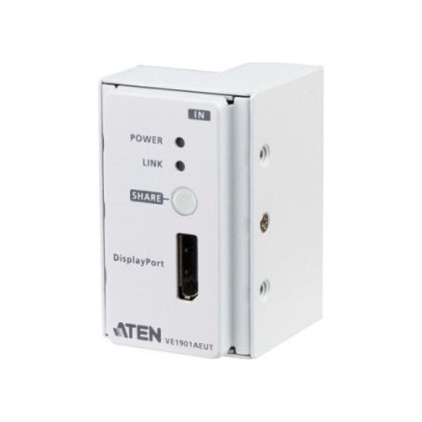 System przekazu sygnału AV Aten ATEN VE1901AEUT Nadajnik DisplayPort HDBaseT Lite z panelem ściennym PoH