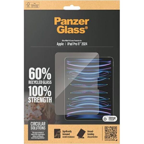 PanzerGlass PanzerGlass Ultra-Wide Fit Apple iPad Pro 2024 11" Screen Protection 2831