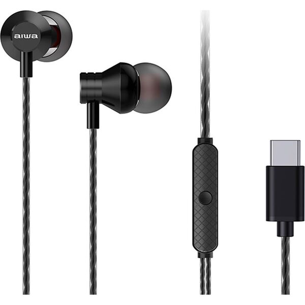 Słuchawki Aiwa HEADPHONES USB-C ESTM-50 AIWA BLACK