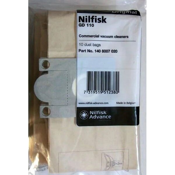 Sourcing Disposable dust bags NILFISK, 10 pcs.