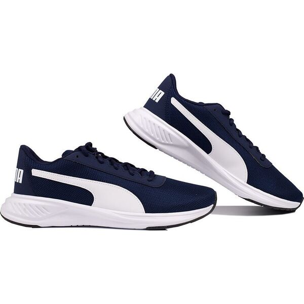 Puma Buty męskie do biegania Puma Night Runner V2 granatowo-białe 379257 03 44