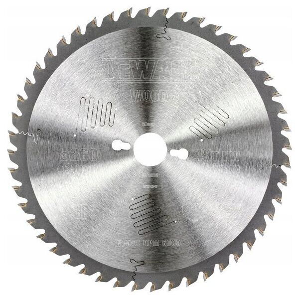 Dewalt Piv. disc for wood DeWalt 260mmx30mm 48T