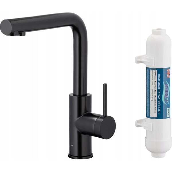 Bateria kuchenna KFA DUERO PURE BASIC BATERIA KUCHENNA Z FUNKCJĄ FILTRACJI WODY  + FILTR HYDRO, CZARNA