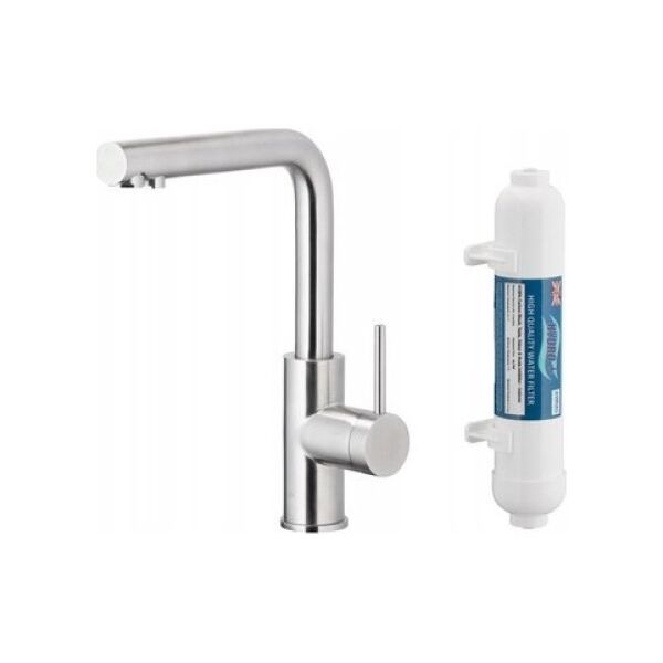 Bateria kuchenna KFA DUERO PURE BASIC BATERIA KUCHENNA Z FUNKCJĄ FILTRACJI WODY + FILTR HYDRO, INOX