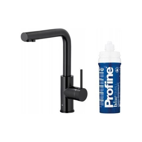 Bateria kuchenna KFA DUERO PURE BASIC BATERIA KUCHENNA Z FUNKCJĄ FILTRACJI WODY + ZESTAW FILTRUJĄCY PROFINE BLUE S, CZARNA