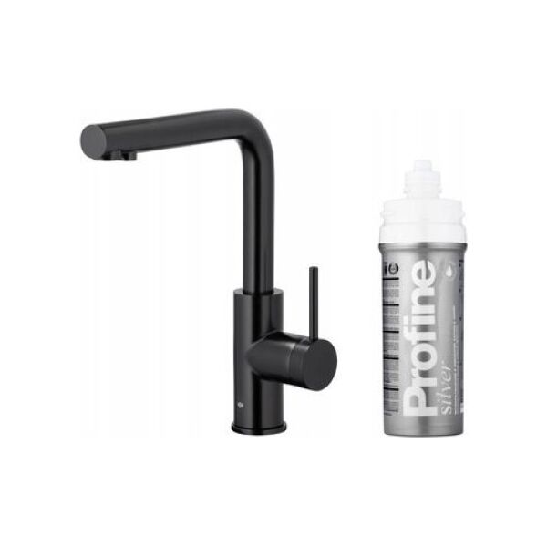 Bateria kuchenna KFA DUERO PURE BASIC BATERIA KUCHENNA Z FUNKCJĄ FILTRACJI WODY + ZESTAW FILTRUJĄCY PROFINE SILVER S, CZARNA