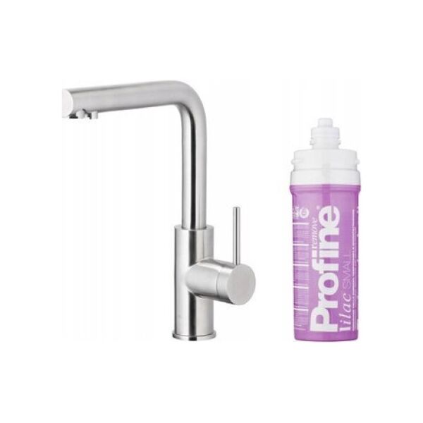 Bateria kuchenna KFA DUERO PURE BASIC BATERIA KUCHENNA Z FUNKCJĄ FILTRACJI WODY + ZESTAW FILTRUJĄCY PROFINE LILAC S, INOX