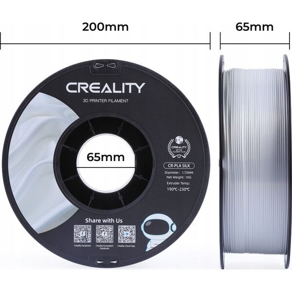 Creality Filament CR-Silk PLA Creality (Biały)