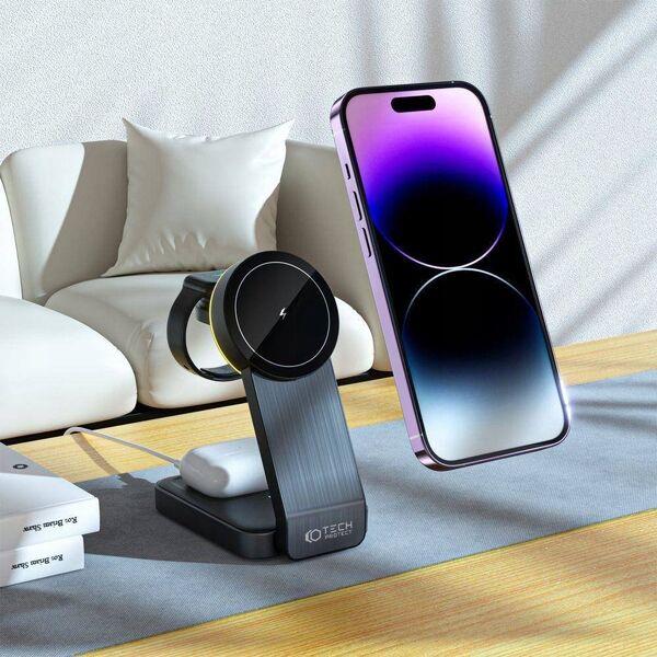 Ładowarka Sourcing Swissten 3in1 MagStick 22.5W Wireless charging Dock