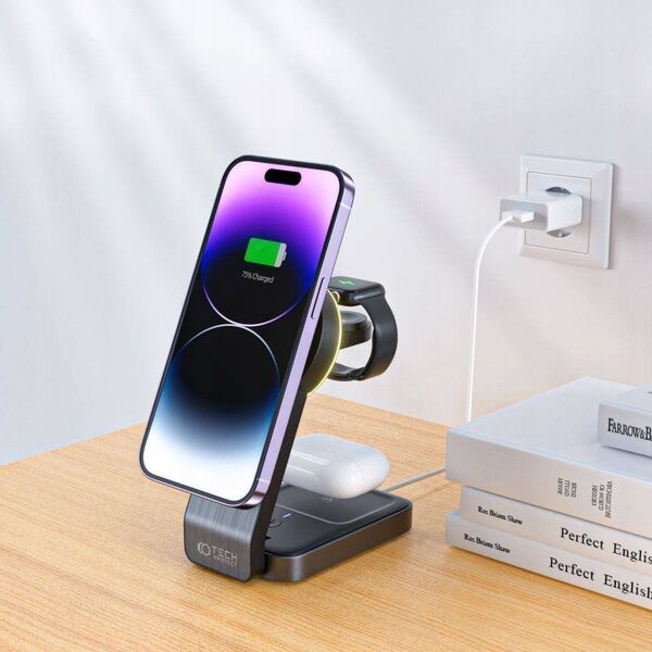 Ładowarka Sourcing Swissten 3in1 MagStick 22.5W Wireless charging Dock