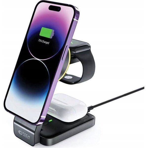 Ładowarka Sourcing Swissten 3in1 MagStick 22.5W Wireless charging Dock