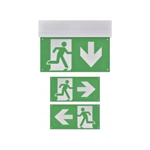 Latarka Emos LED EXIT sign LED 230V AC 3W 30lm 3h.  MT EMOS