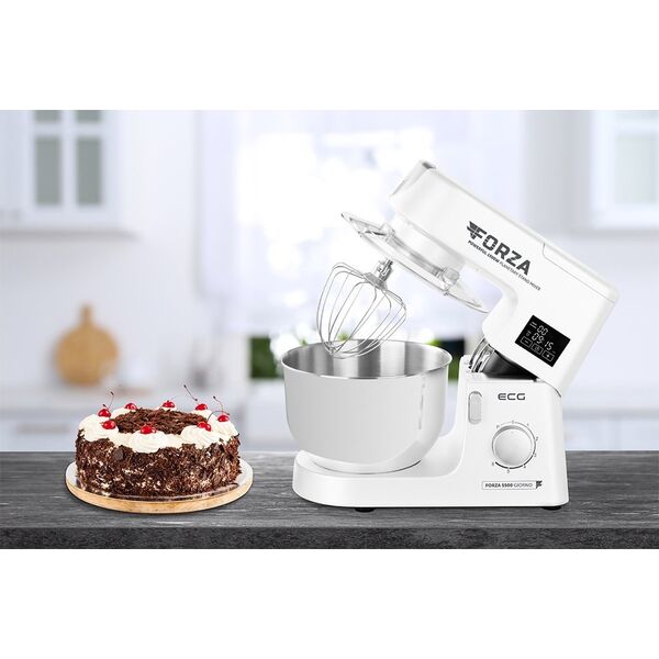 Robot kuchenny ECG Food processor ECG FORZA 5500 Giorno Bianco