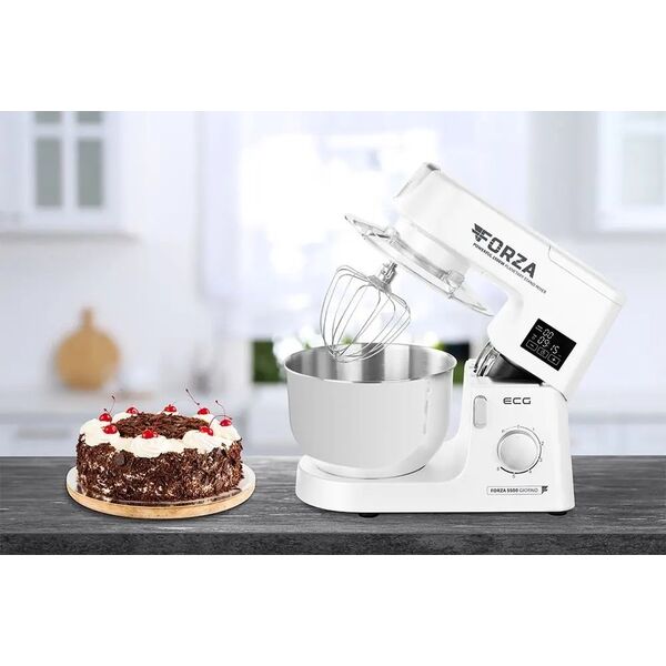 Robot kuchenny ECG Food processor ECG FORZA 5500 Giorno Bianco