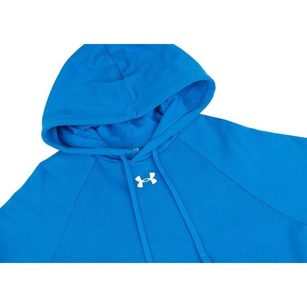 Under Armour Bluza z kapturem kangurka męska Under Armour Rival Fleece Hoodie niebieska 1379757 406 M
