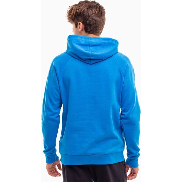 Under Armour Bluza z kapturem kangurka męska Under Armour Rival Fleece Logo HD niebieska 1379758 406 2XL