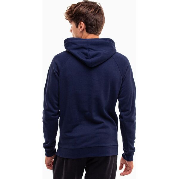 Under Armour Bluza z kapturem kangurka męska Under Armour Rival Fleece Hoodie granatowa 1379757 410 M