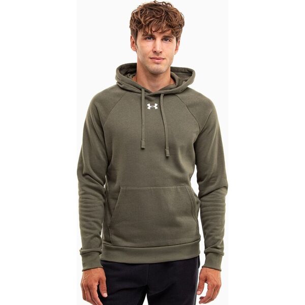 Under Armour Bluza męska Under Armour Rival Fleece Hoodie oliwkowa 1379757 390 L