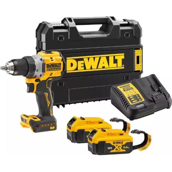 Wiertarko-wkrętarka Dewalt DEWALT. SCREWDRIVER 18V   DCD800P2T 90Nm 2x5.0Ah BL TSTAK LANYARD READY