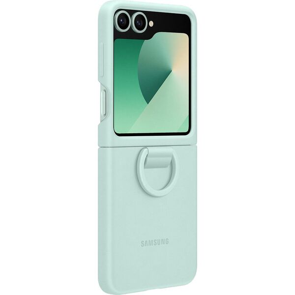 Samsung Samsung EF-PF741TMEGWW Z Flip6 F741 case mint Silicone Case with Ring
