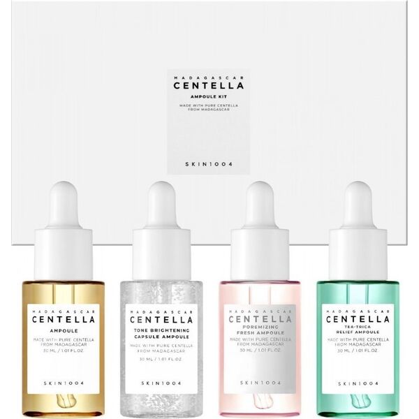 SKIN1004 SKIN1004 Zestaw ampułek do twarzy Madagascar Centella Ampoule Kit - 4x30 ml