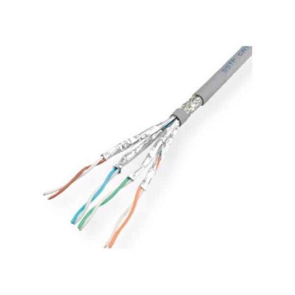 Roline Kabel ROLINE S/FTP (PiMF) kat. 7 (klasa F) Massief, AWG23, 300 m