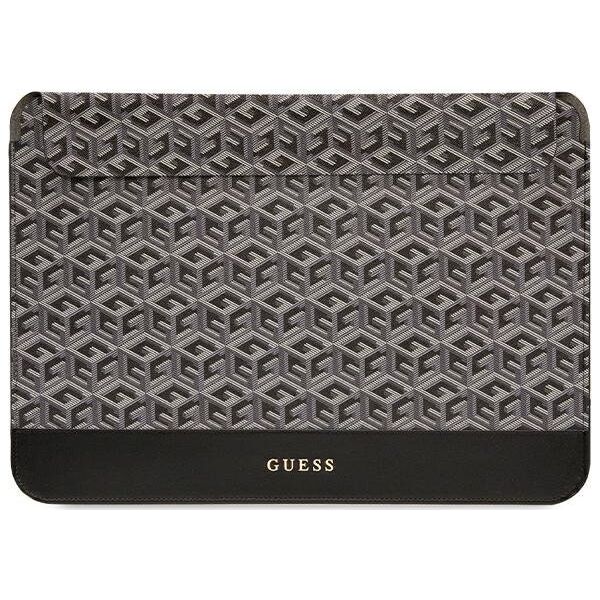 Etui Guess GUESS SLEEVE GUCS16HGCFSEK 16" CZARNY /BLACK GCUBE STRIPES