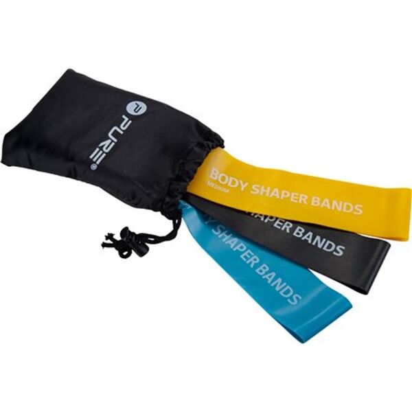 Pure2Improve Pure2Improve | Body Shaper Bands, Set of 3 | Black, Blue and Yellow